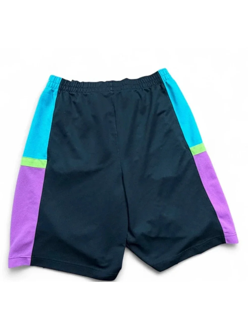 Y2K Jordan Mens Air Jordan Basketball Shorts- Black/Blue/Pink
